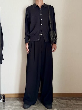 「アイテム（カーディガン/ボレロ）」を使った、桜さん（メンズ・177cm・10代）の秋コーディネート