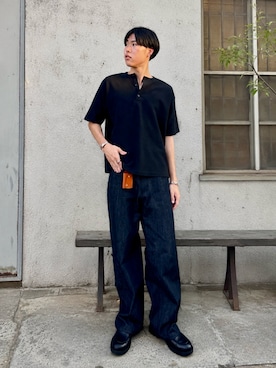 「KLEMAN（クレマン）のアイテム」を使った、桜介さん（メンズ・177cm）の夏コーディネート