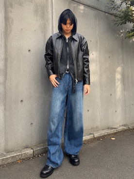 「KLEMAN（クレマン）のアイテム」を使った、Ousukeさん（メンズ・177cm）の秋コーディネート