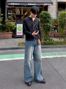 「SINSS（シンス）のアイテム」を使った、Ousukeさん（メンズ・177cm）の秋コーディネート