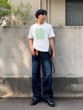 「IL BISONTE（イルビゾンテ）のアイテム」を使った、Ousukeさん（メンズ・177cm）の秋コーディネート
