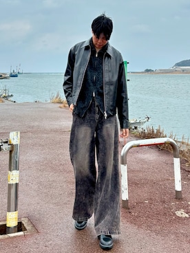 「MONO-MART（モノマート）のアイテム」を使った、桜介さん（メンズ・177cm）の春コーディネート