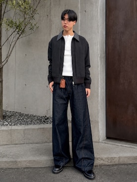「SINSS（シンス）のアイテム（ジャケット/アウター）」を使った、Ousukeさん（メンズ・177cm）の秋コーディネート