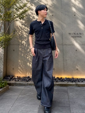「KLEMAN（クレマン）のアイテム」を使った、桜介さん（メンズ・177cm）の夏コーディネート