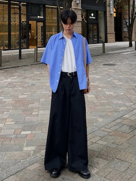 「KLEMAN（クレマン）のアイテム（ドレスシューズ）」を使った、Ousukeさん（メンズ・177cm）の秋コーディネート