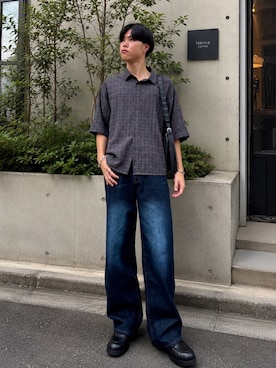桜介さん（メンズ・177cm）の夏コーディネート