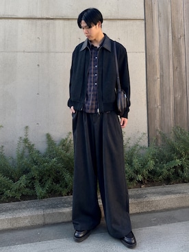 「SINSS（シンス）のアイテム（ジャケット/アウター）」を使った、Ousukeさん（メンズ・177cm）の秋コーディネート