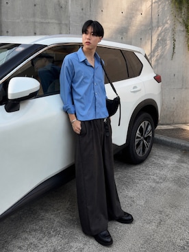 「KLEMAN（クレマン）のアイテム」を使った、Ousukeさん（メンズ・177cm）の秋コーディネート