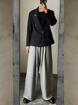 「テーラード」｜桜介さん（メンズ・177cm）の春コーディネート