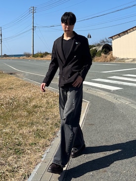 桜介さん(メンズ・177cm)の春コーディネート
