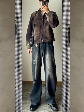 桜さん(メンズ・177cm)の冬コーディネート