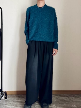 「アイテム（ニット/セーター）」を使った、桜さん（メンズ・177cm・10代）の秋コーディネート