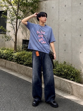 「IL BISONTE（イルビゾンテ）のアイテム」を使った、Ousukeさん（メンズ・177cm）の夏コーディネート