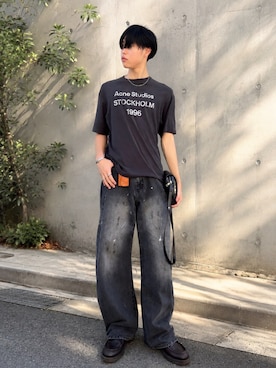 「KLEMAN（クレマン）のアイテム」を使った、桜介さん（メンズ・177cm）の夏コーディネート