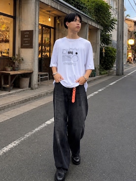 「アイテム（キーケース/キーアクセサリー）」を使った、Ousukeさん（メンズ・177cm）の夏コーディネート