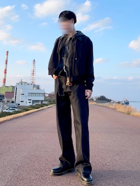 「高校生」｜桜介さん（メンズ・177cm）の春コーディネート