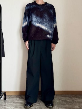 「アイテム（シューズ）」を使った、桜さん（メンズ・177cm・10代）の秋コーディネート