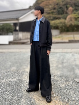 「高校生」｜桜介さん（メンズ・177cm）の春コーディネート