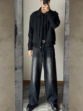 桜さん（メンズ・177cm）の冬コーディネート