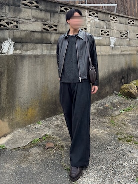 「KLEMAN（クレマン）のアイテム」を使った、桜介さん（メンズ・177cm）の春コーディネート