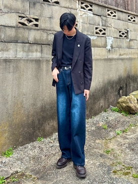 桜介さん（メンズ・177cm）の春コーディネート