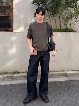 「KLEMAN（クレマン）のアイテム」を使った、桜介さん（メンズ・177cm）の夏コーディネート