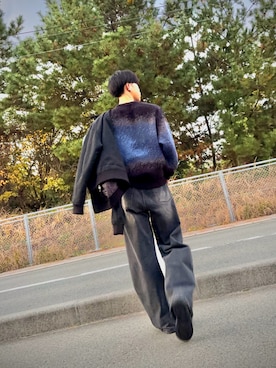 「高校生」｜桜介さん（メンズ・177cm）の春コーディネート