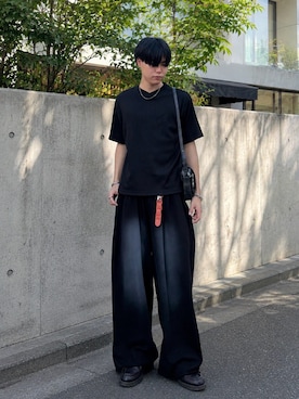 「KLEMAN（クレマン）のアイテム」を使った、桜介さん（メンズ・177cm）の夏コーディネート