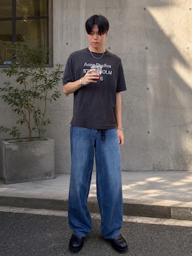 「KLEMAN（クレマン）のアイテム」を使った、桜介さん（メンズ・177cm）の夏コーディネート