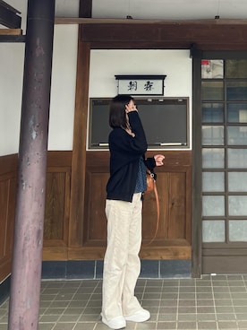 「EVRIS（エヴリス）のアイテム」を使った、y1さん（レディース・158cm）の春コーディネート