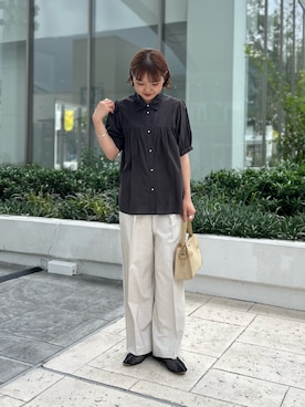 「NOLLEY’S（ノーリーズ）のアイテム」を使った、ririkaさん（レディース・157cm）の夏コーディネート
