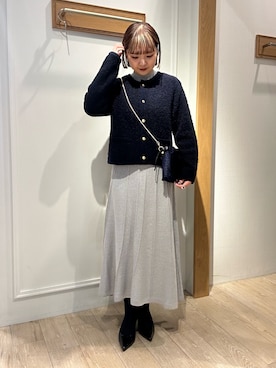 「アイテム（ワンピース/ドレス）」を使った、ririkaさん（レディース・157cm・20代）の秋コーディネート