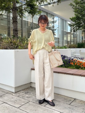 「通勤スタイル」｜ririkaさん（レディース・157cm）の春コーディネート