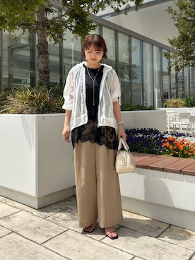 「NOLLEY’S（ノーリーズ）のアイテム」を使った、ririkaさん（レディース・157cm）の春コーディネート