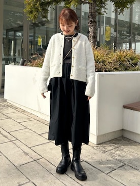 ririkaさん（レディース・157cm）の冬コーディネート