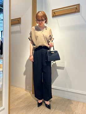 「お仕事スタイル」｜ririkaさん（レディース・157cm）の夏コーディネート