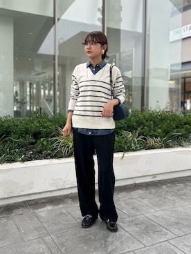 「MICO COULIER（ミコクリエ）のアイテム」を使った、ririkaさん（レディース・157cm）の秋コーディネート