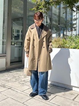 「MICO COULIER（ミコクリエ）のアイテム」を使った、ririkaさん（レディース・157cm）の秋コーディネート