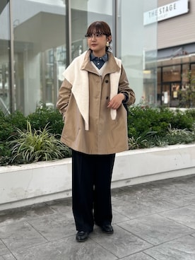 「MICO COULIER（ミコクリエ）のアイテム」を使った、ririkaさん（レディース・157cm）の秋コーディネート