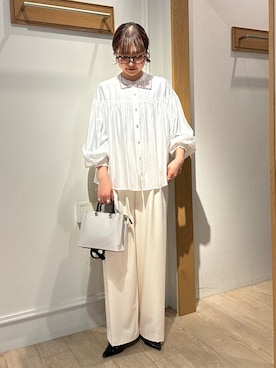 「お仕事スタイル」｜ririkaさん（レディース・157cm）の冬コーディネート