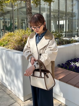 「MICO COULIER（ミコクリエ）のアイテム」を使った、ririkaさん（レディース・157cm）の春コーディネート