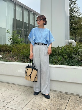 「オフィス」｜ririkaさん（レディース・157cm）の春コーディネート