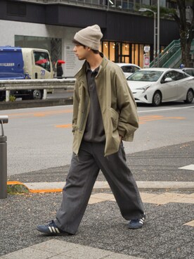 「CIAOPANIC TYPY（チャオパニックティピー）のアイテム（モッズコート）」を使った、KOGIさん（メンズ・175cm）の秋コーディネート