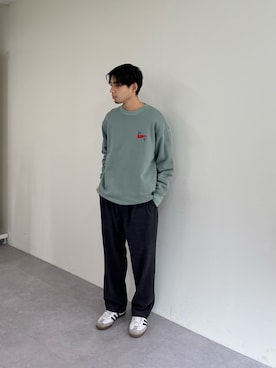 「CIAOPANIC TYPY（チャオパニックティピー）のアイテム（スウェット）」を使った、KOGIさん（メンズ・175cm）の秋コーディネート