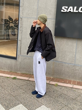「CIAOPANIC TYPY（チャオパニックティピー）のアイテム（ブルゾン）」を使った、KOGIさん（メンズ・175cm）の秋コーディネート
