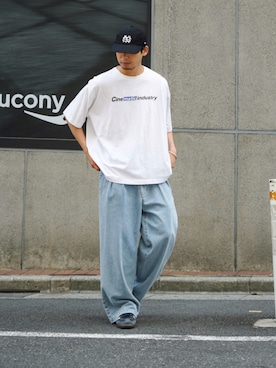 「CIAOPANIC TYPY（チャオパニックティピー）のアイテム（パンツ）」を使った、KOGIさん（メンズ・175cm）の夏コーディネート