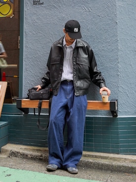 「CIAOPANIC TYPY（チャオパニックティピー）のアイテム（ジャケット/アウター）」を使った、KOGIさん（メンズ・175cm）の秋コーディネート