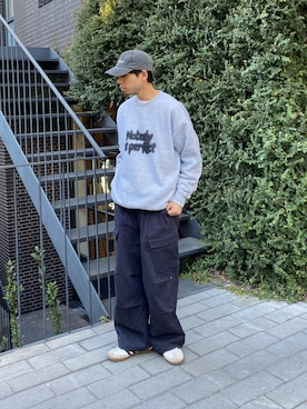 「CIAOPANIC TYPY（チャオパニックティピー）のアイテム（スウェット）」を使った、KOGIさん（メンズ・175cm）の秋コーディネート