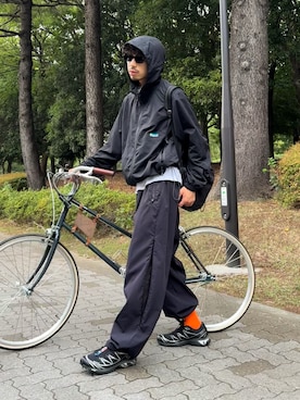 「アイテム（マウンテンパーカー）」を使った、KOGIさん（メンズ・175cm）の秋コーディネート