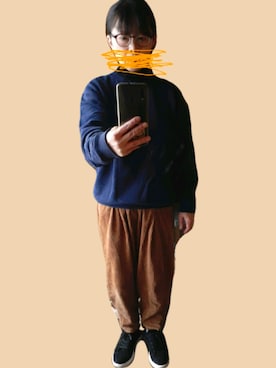 「VAN（バン）のアイテム（トップス）」を使った、ojyaさん（レディース・153cm）の冬コーディネート